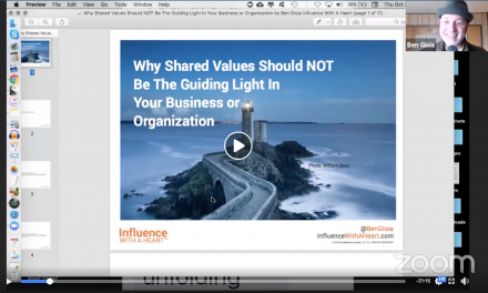 Why Shared Values Should NOT Be The Guiding Light In Your Business or Organization